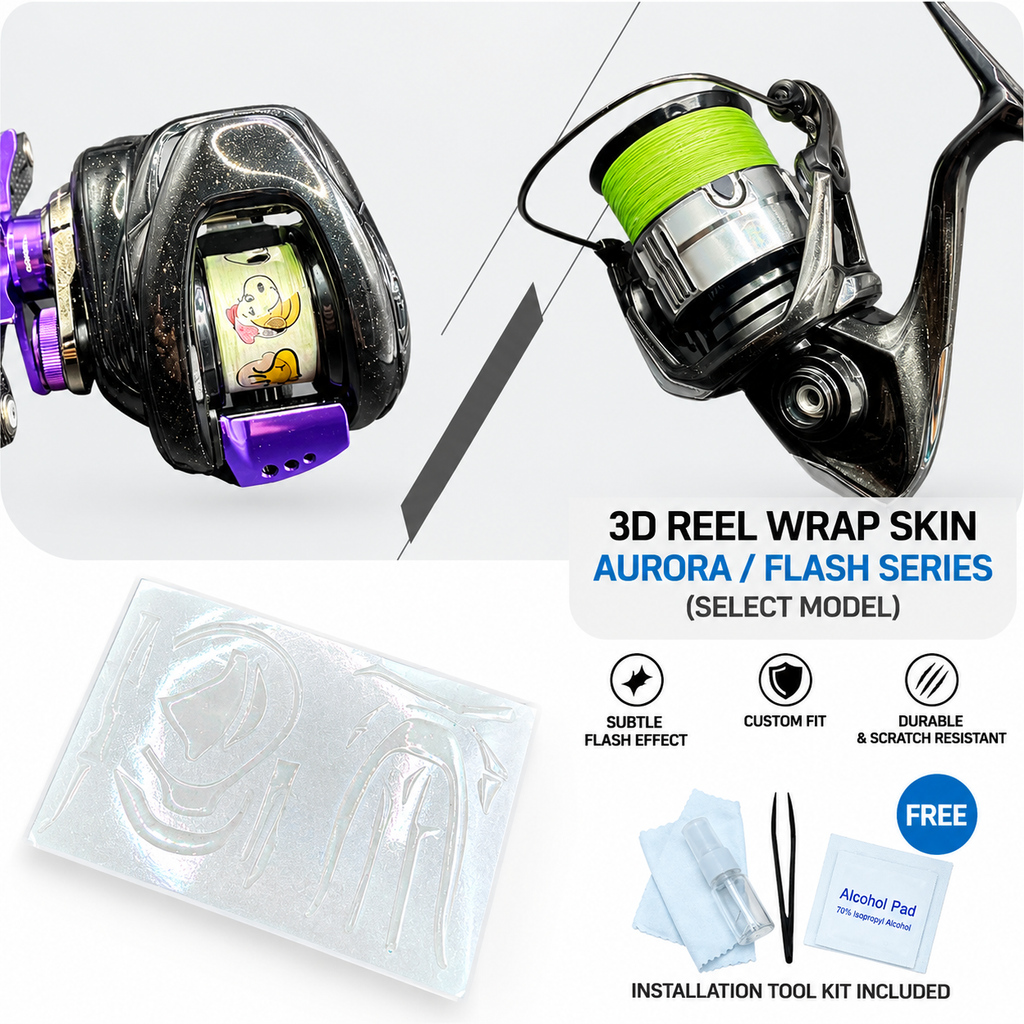 Lunatic Skins 3D Baitcasting Reel Wrap - Select Models