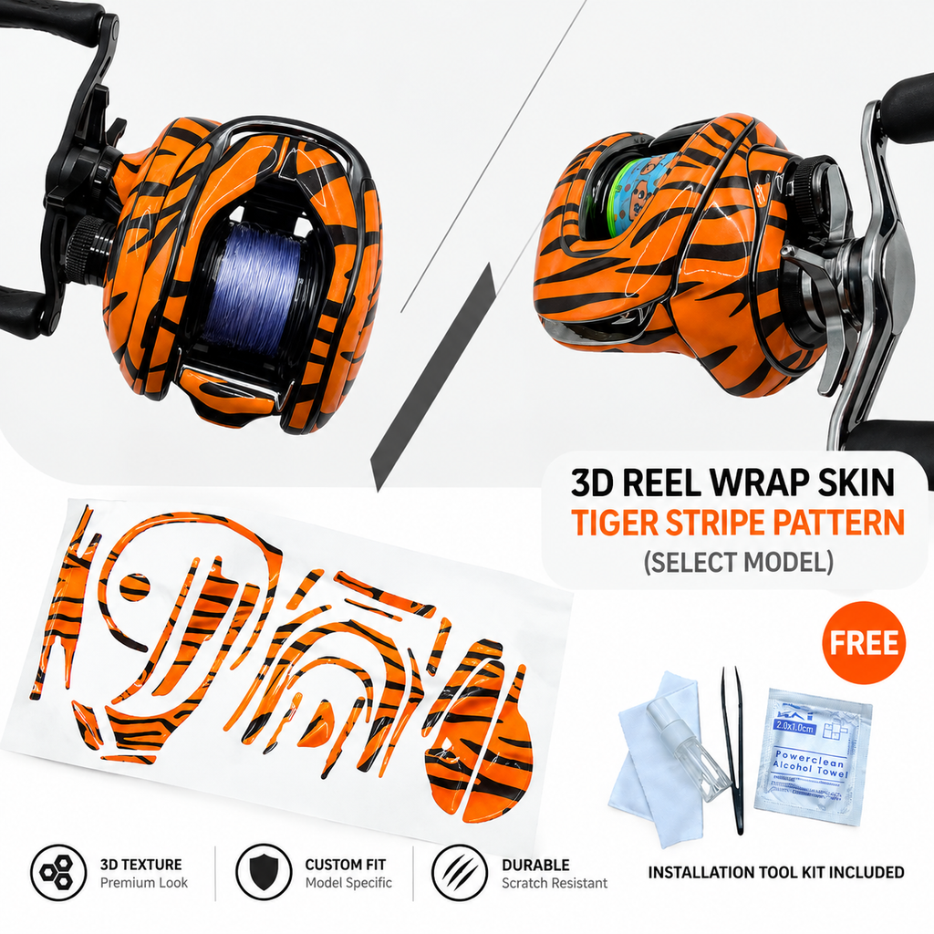 Lunatic Skins 3D Baitcasting Reel Wrap - Select Models