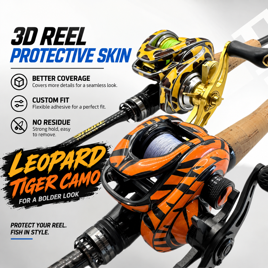 Lunatic Skins Tiger Opaque Reel Skin