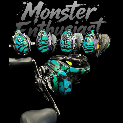 Doman 3D Baitcasting Reel Skin – Custom-Fit Decal Wrap